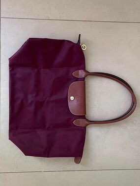 Longchamp Le Pliage Large Tote Bag in Burgundy